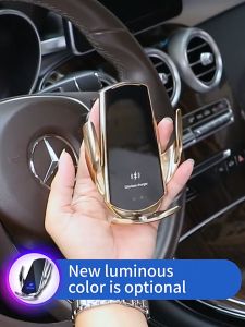 Giá Đỡ Điện Thoại Trên Ô Tô- Sạc Nhanh Không Dây 15W - Smart Charge - Cảm Ứng Tự Động Hàng Cao Cấp