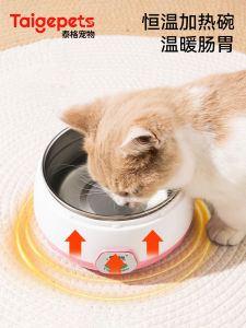 Taige Automatic Constant Temperature Pet Water Feeder Cat Drinking Machine Winter Heated Cycling Milk Yogurt Maker Pet Supplies
