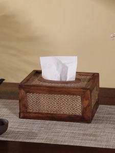 TAIMUJIA | Retro Rattan Tissue Box