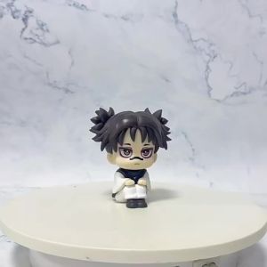Bandai | Anime Spell Battle Q Version Swearing Spell Master Swearing Figure Handmade PVC Model Desktop Ornament Anime Toy Birthday Gift