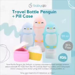 Babyqlo Travel Bottle Penguin Set: Aksesoris Travel Anak Terbaik