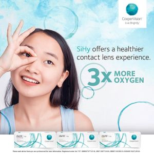 CooperVision clariti 1 day Silicone Hydrogel Daily Contact Lenses (30 pcs) + [FREE 5pcs]