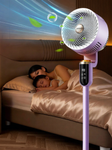 SKYWORTH | Silent Smart Voice Control Floor Standing Electric Fan