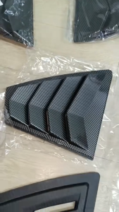 Perodua New Axia 2023 Side Window Cover Car 3D 6D Sporty Mustang Louver Rear Mirror Door Protector Accessories