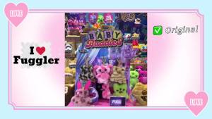 Fuggler | Original Fuggler Baby Baddies Plush Bag Charm Ugly Cute Monster Plush Keychain Collection Soft Random Pendant Fans Birthday Gift