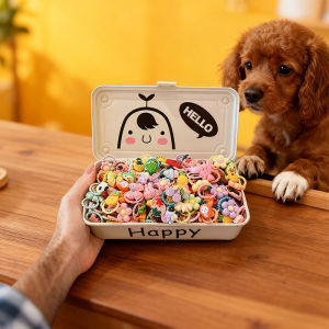 80Pcs/40Pcs Pet Hair Accessory Set Cute Flower Bow Fruit and Small Animal Design Headbands and Hair Ties Suitable for Dogs and Cats (Hair Accessories Only Random Styles and Colors)