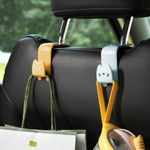2pcs Car Seat Backrest Hidden MultiFunctional Hook Car Rear Seat Detachable Creative Headrest Hook