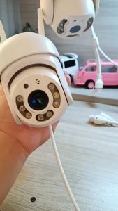 BUY 1 TAKE 1 V380 PRO 1080P Outdoor CCTV Camera Remote IP66 Waterproof Outdoor 5G WiFi Wireless Full-Color CCTV Camera PTZ Two-Way Audio Voice 360° Auto Tracking Automatic Camera IP security camera