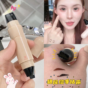 Đầu Kép Chống Thấm Nước Lâu Trôi Chấm Bi Kẻ Mắt Tự Động Đầu Chải Lông Mi Tự Nhiên Chăm Sóc Da Mắt Dụng Cụ Trang Điểm Cho Người Mới Bắt Đầu