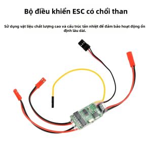 Aideepen | Bộ Điều Khiển Tốc Độ Điện ESC Micro Brushed 5A 2S 3S 6V-14V Cho Mô Hình Tàu/tank RC Mini Tự Chế Có Phanh Điều Khiển Động Cơ RC Hai Chiều