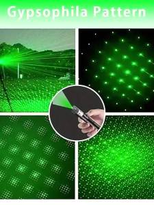 303 ไฟฉายเลเซอร์   ตัวชี้เลเซอร์ระยะไกลแบบหลายรูปแบบสำหรับกลางแจ้ง แสงสว่างสูง ท้องฟ้าเต็มไปด้วยดวงดาว