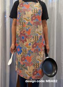Limited Batik Print for Batik Apron! best gift for Cooking adults. Ready Stock