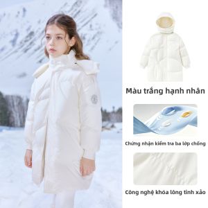 YeeHoO KIDS | Áo Phao Lông Vịt Cao Cấp Dày Ấm Cho Bé Dài Vừa