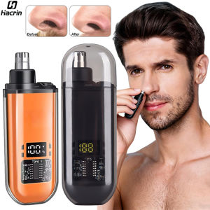 Nose Hair Trimmer for Men Portable Mini Nose Hair Remover USB Rechargeable Nose and Ears Hair Trimmer Electric Nose Hair Removal