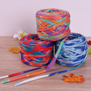 300g Sợi Len Pha Polyester Cỡ Lớn Dùng Để Tự Làm Đồ Thủ Công Đan Móc Làm Túi Xách Giỏ Đựng Đồ Dép Gối Đồ Thủ Công Tự Làm