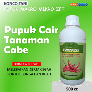 Pupuk Cair Majemuk 500 ml booster Cabe Rawit Pelebat Buah | Pertumbuhan Cepat Besar Anti Keriting