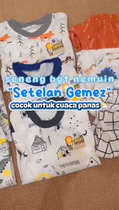 Baju Setelan Anak Laki - Laki Setelan Anak Perempuan 100% COTTON SBJ-71SK Setelan Baju Anak Umur 3