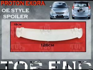PROTON EXORA ORIGINAL ABS PLASTIC OEM STYLE REAR BACK BONNET BONET TRUNK BOOT LIP WING SPOILER