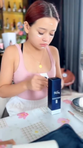 กันแดดนางบี กันแดดบลู SPF50+ PA+++ รสชอร์ บริเวณ แดดผสม เสริมสวย