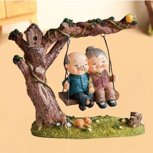 [Giao Nhanh Tp.HCM] Tượng trang trí Decor  - Qùa tặng trang trí cho ông bà. Tượng ý nghĩa cho con cháu tặng ông bà hoặc làm quà tặng làm tượng trang trí nhà cửa tủ trưng bày bàn làm việc.