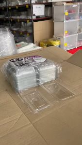 (ชุดละ 2 แพค) กล่องใส TC - 07 (PET) แพคละ 100 ชิ้น ยี่ห้อTC