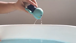 Baby Bath Toy Children Water Duck Swimming Baby Children Play Water Duck Little Turtle Dolphin for Boys and Girls