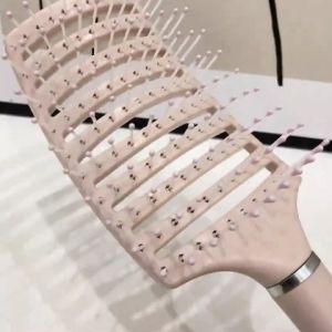 Hair Scalp Massage Comb Hairbrush Nylon Men Women Wet Dry Curly Detangle Salon Hair Brush Hairdressing Styling Tool