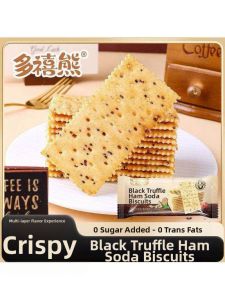 Black Truffle Ham Cracker Snack