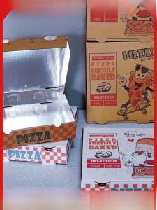 Thickened Aluminum Film Insulated Pizza Box 6/7/8/9/10/12-Inch Pizza Cake Takeaway Packaging Packaging Pizza Box