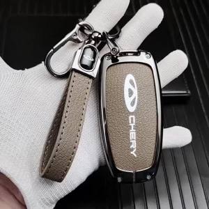 5/6/7/8/9 Buttons Alloy+Leather Car Key Case Cover For Kia Ka4 2024 2026 Car Interior Accessories Car Key Protective Case