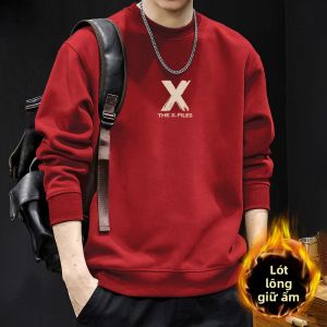 JIANMUJI | Áo Thun Dài Tay Form Rộng Bằng Len Nhung 440g