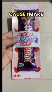 Valentines chocolate sleeves with OP plastic