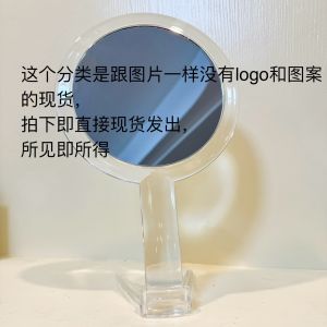 Gi� Trang Điểm Cầm Tay Hai Mặt Trong Suốt Có Kính Lúp 2X Cho Phòng Làm Đẹp Kính Làm Đẹp ABS Hình Tròn Đơn Giản