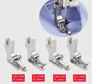 Industrial Steel Right/Left Compensating Presser Foot Fit Sewing Machines (1/16" 1/32") CR1/16N-ES (with Spring)