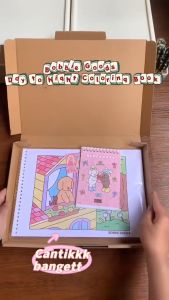 Bobbies Goods DAY TO NIGHT Coloring Book: Buku Mewarnai Anak Remaja Dewasa Aesthetic Kertas Tebal
