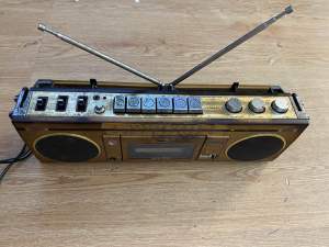 Radio cassette fisher 1980 hàng cổ sưu tầm
