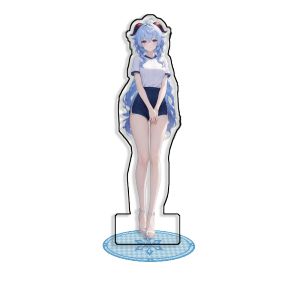 Bandai | Standing Sign for Genshin Impact Keqing Eula Beidou Ganyu Acrylic SelfMade Cute Anime Game Desktop Decoration Toy Fans Gift 15cm
