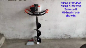 Máy khoan đất tặ.ng 1 mũi khoan