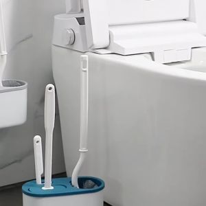 แปรงขัดส้วม พร้อมถังเก็บ ไม้ขัดส้วม ล้างแปรง แปรงขัดพื้น แปรง3แบบ แปรงล้างห้องน้ำ แปรงขัดห้องน้ำ  ONESUPER