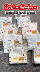 Baju Bayi Baru Lahir Setelan Anak Laki - Laki SBJ-S11 Baju Bayi Set Baru Lahir Baju Lengan Panjang