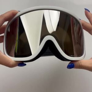Kính Trượt Tuyết Chống Sương Mù Hai Lớp Retina Dành Cho Nam Và Nữ Kính Mặt Nạ Lớn Tròng Kính Polycarbonate UV400 Độ Nét Cao