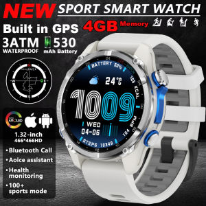 Lenovo | Outdoor Sports GPS Watch Men 3ATM Waterproof Altimeter Compass Offline Map 540mAh Battery 100+ Modes Fitness Tracker Smartwatch