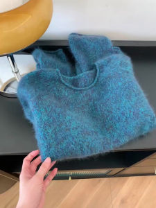 Áo Sweater Len Mềm Màu Sạch Mới Thu