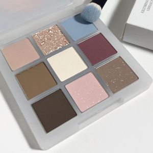 Mystic Crystal 5+1 Six-Color Eyeshadow Matte Forest Fog Smoke Cold Spruce Curtain Comprehensive Eye Makeup Pure Desire Black Ocean