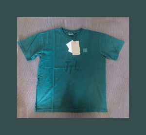 Áo Thun Cổ Tròn Tay Ngắn Sáp Nhuộm Cổ Điển Kaka Washed Retro Car Label T-Shirt Áo Thun Cotton Mùa Hè Thường Ngày Cho Nam