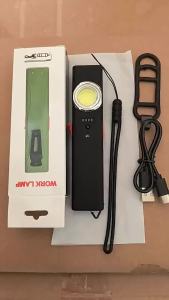 ESMARTER | Multi-functional Portable Mini Rechargeable Magnetic Work Light Outdoor Strong Dual Light Source Flashlight TYPE-C