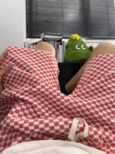 Quần Short Kẻ Caro Màu Hồng Cho Nam Mùa Hè Ngoài Trời Quần Dài Rộng Rãi Không Đến Đầu Gối Quần Đi Biển Thường Ngày Cho Cặp Đôi