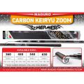 Joran Tegek Zoom Pole Maguro Hermes 360 450 540 630 Bahan Carbon. 