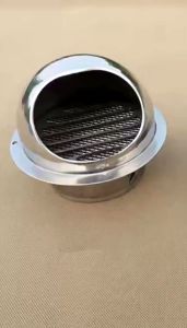 304 Stainless Steel Hood Range Exhaust Pipe External Wall Ventilation Vent Air Outlet Exhaust cover duct hose hood