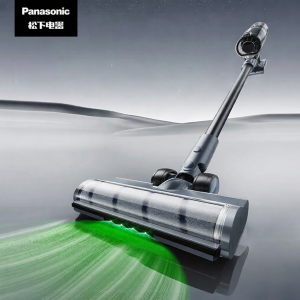 Panasonic | Household Strong Suction Wireless Handheld Vacuum Cleaner for Pet Hair with Green Light Dust Indication